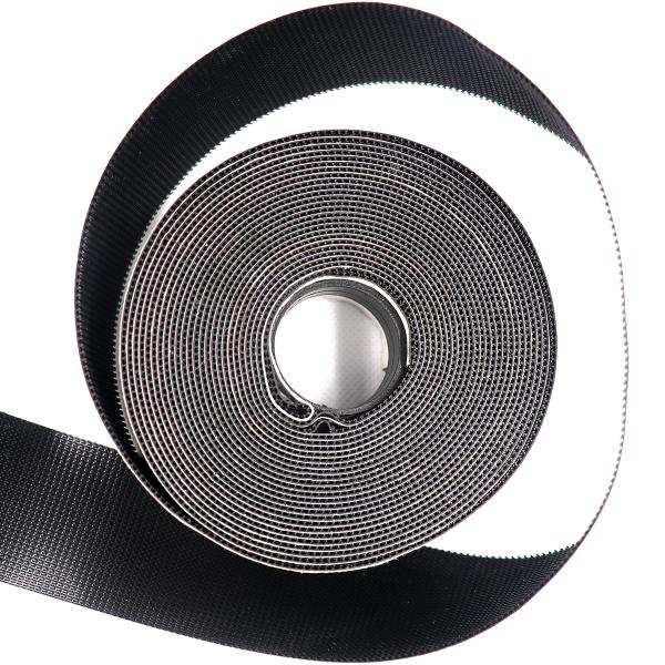 Gancho y bucle moldeado negro y blanco, anti-bolitas, cierre de gancho y bucle conveniente