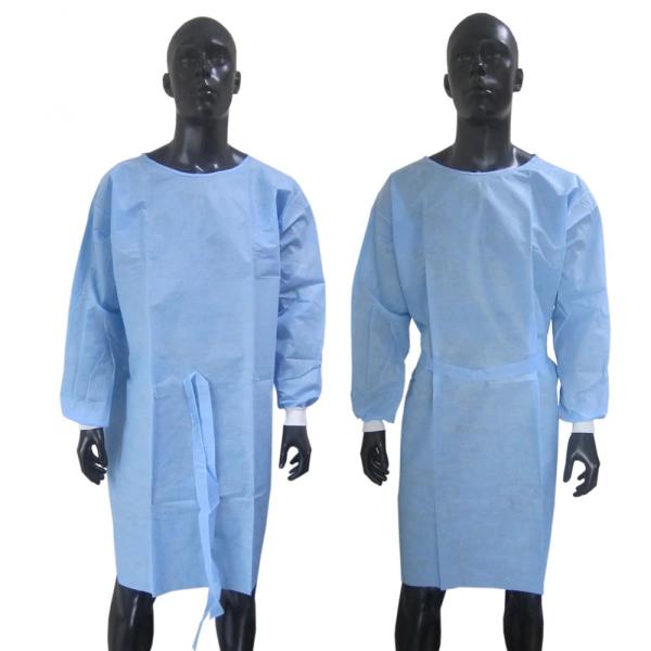 Customized Size Durable Non-Toxic Nonwoven M Disposable Isolation Gowns