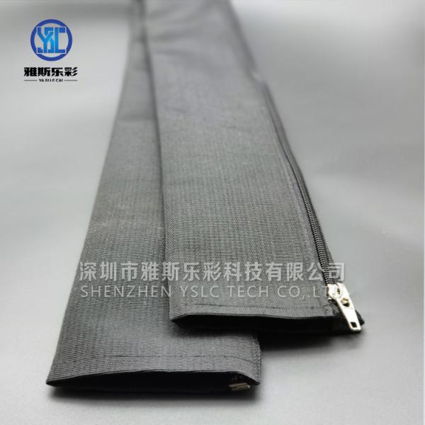 Zippered Textile Sleeves Nylon Fabric Wire Protection Tubing Cable Sleeving