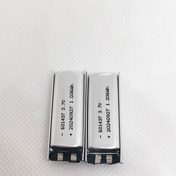 601437 Size 3.7V 280mAh Lithium Polymer Battery for Cameras and Toy Models