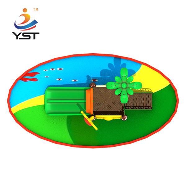 Подгонянные скольжения на открытом воздухе детей спортивной площадки пластиковые с 114mm гальванизированной трубкой