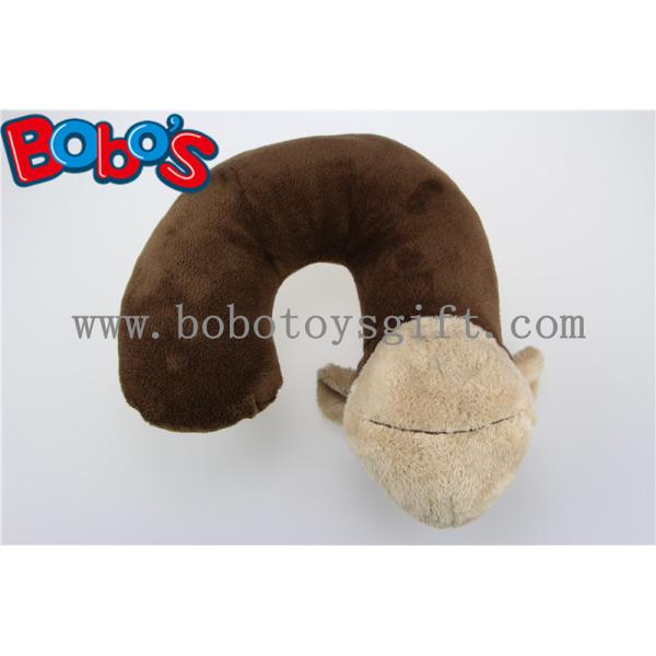 Cute Animal U-Type Neck Travel Plush Pillow Monkey Stuffed Neck Support