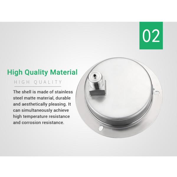 99mm Nominal Diameter Back Connected Pressure Gauge for Accurate Pressure Measurement