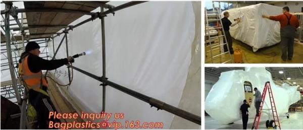 envoltório uv industrial do psiquiatra da construção biodegradável do industrialJumbo da construção do mic do envoltório 200 do psiquiatra para a coberta do iate