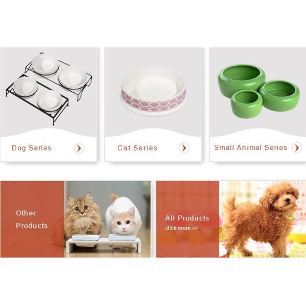 Non Slip Plastic Feeding Dishes No Spill Pet Dog Cat Double Food Water Bowl For Cat Dog, Premium Colorful Dog Water Food