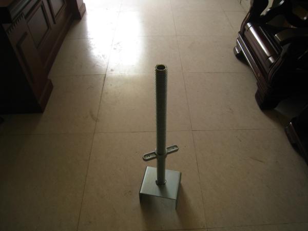 Fork Head / U Head Scaffolding Jack Base , Adjustable Screw Jack With Base Plate