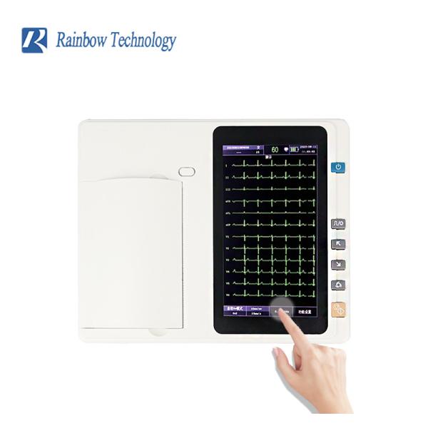 Память SD большой емкости машины Ecg Cardiogram каналов фильтров 6 цифров медицинская