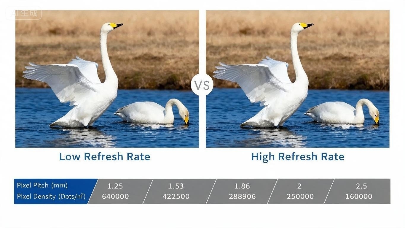 High Definition High Refresh Lightweight Flexible High Performance Indoor LED Display