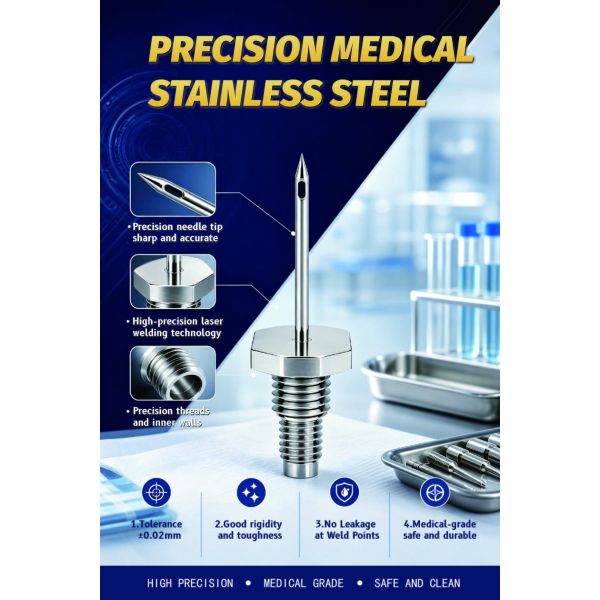 SHOMEA Customizable Stainless Steel Leak-Proof Inkjet Needle for High-Precision Printing