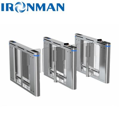 Access Control Pedestrian Barrier Gate with Fast Speed Swing Turnstile and Alarm
