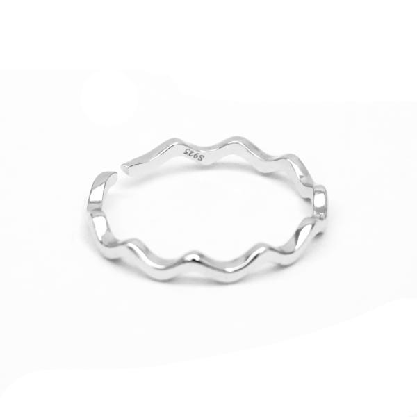 OEM New Jewellery Design Sterling Silver Cubic Zirconia Solitaire Ring