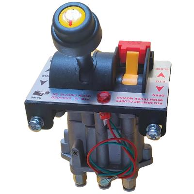 Manual Dump Truck Control Valve Set For Dump Pump PTO Switch Dual Valve Air Kit