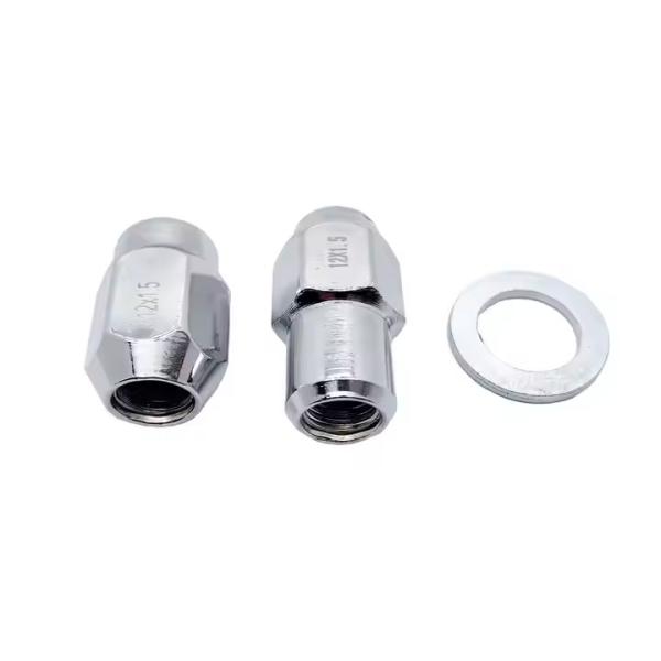 Universal Colorful Car Lug Nuts Anti Theft With Chrome Surface Treatment
