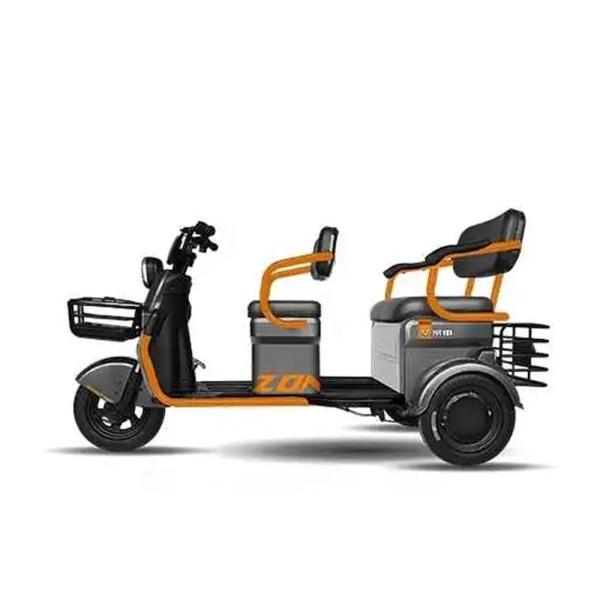 Two Seat Adult E-Trikes Open Electric Tricycles for 3 Passengers Maximum Speed