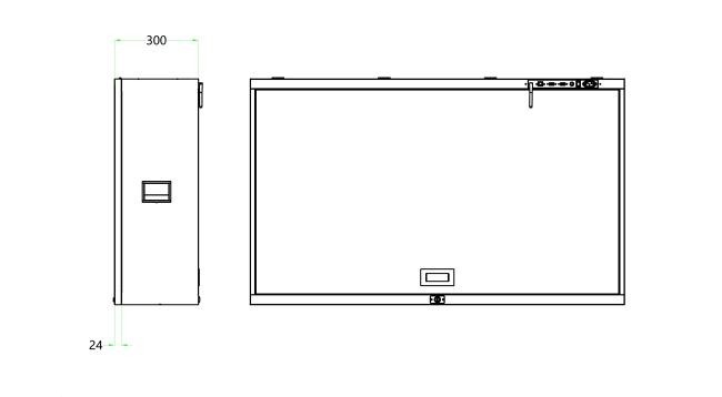 55 Inch Transparent Video Display Cabinet Creating Immersive Visual Presentations for Modern Spaces