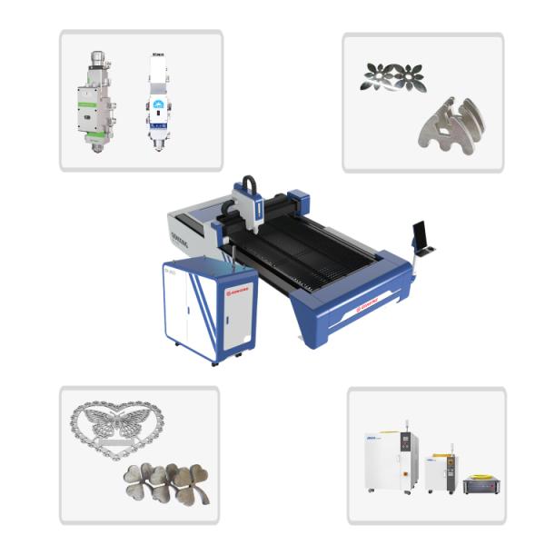 2024 Max Raycus IPG 3015 1kw 1500w 2000w 3000w 6000w CNC Metal Carbon Fiber Laser Cutting Machine for Sheet Metal and Tube