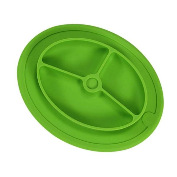 high quality EXW price custom logo design durable placemat  kitchen silicone suction plate for baby