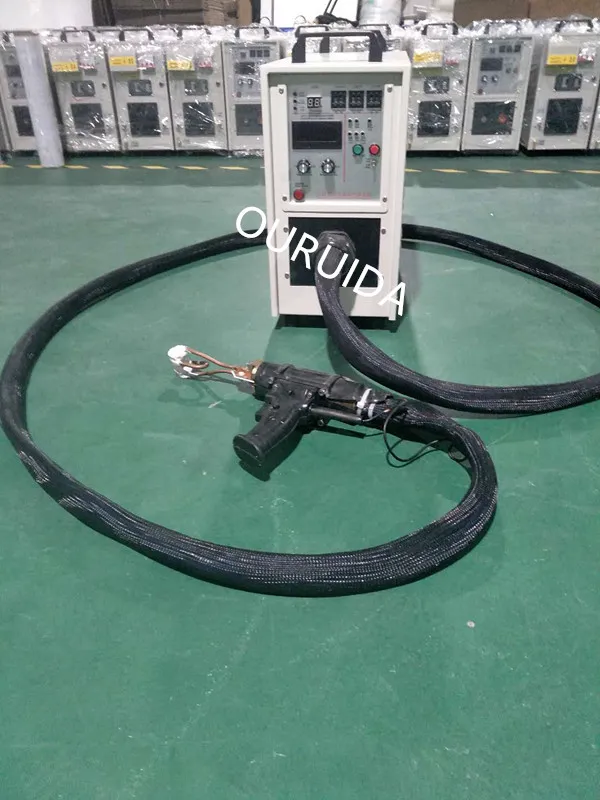 Handle Type High Frequency Induction Heating Machine with 100% Duty Cycle IGBT Module and 4.5M Cables