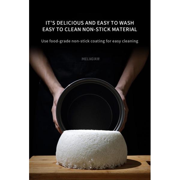 500W 3.2qt Multi Purpose Electric Rice Cooker 220V Thick Kettle Liner Three Dimensional Heating