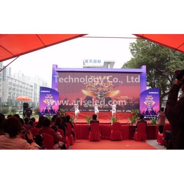 P6.25 Outdoor HD Advertising LED Display For Culture Festival , Fast Connection Design Cab