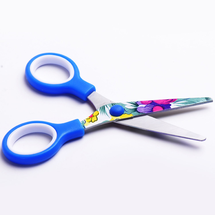 Wholesale good quality creative stationary colourful fancy cartoon paper cutting scissors