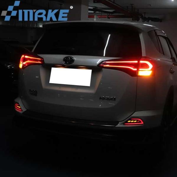 6500K Rear Bumper Reflector Light For Toyota RAV 4 LED DRL