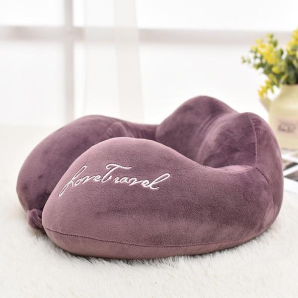 Fasion Style U-Shape Cervical PP-cotton Travel Pillow for Car Home Office Nap 2023