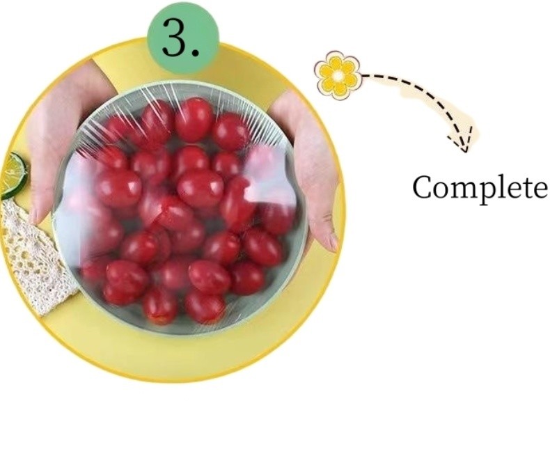 Various Sizes Disposable PE Bowl Cover for Refrigerator to Keep Food Fresh and Healthy