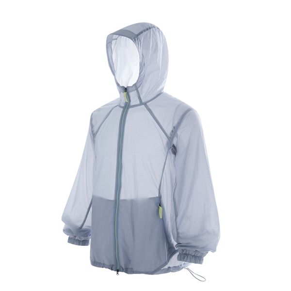Custom UPF50+ Waterproof Windproof Outdoor Hooded Coat Sun Protection Jacket with Cool Touch