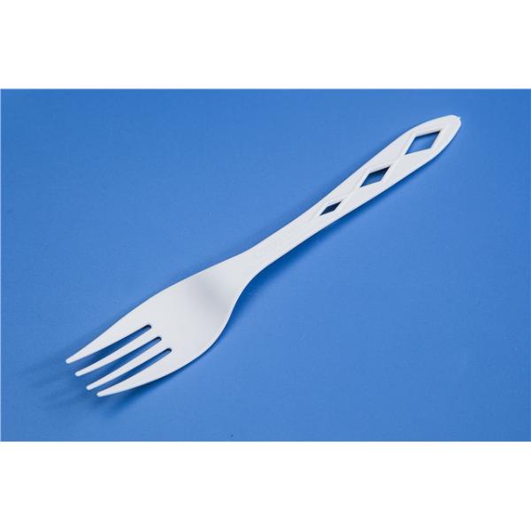 6,5" a cristallisé les couverts jetables biodégradables de PLA