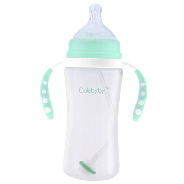 Wide Mouth Hands Free Baby Feeding Bottle Newborns Anti Colic Bottles
