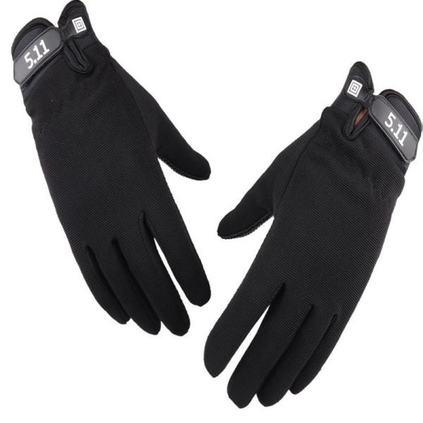 Polyester Full Finger Anti-Slip Touch Screen Motorcycle Gloves for Outdoor Sports US