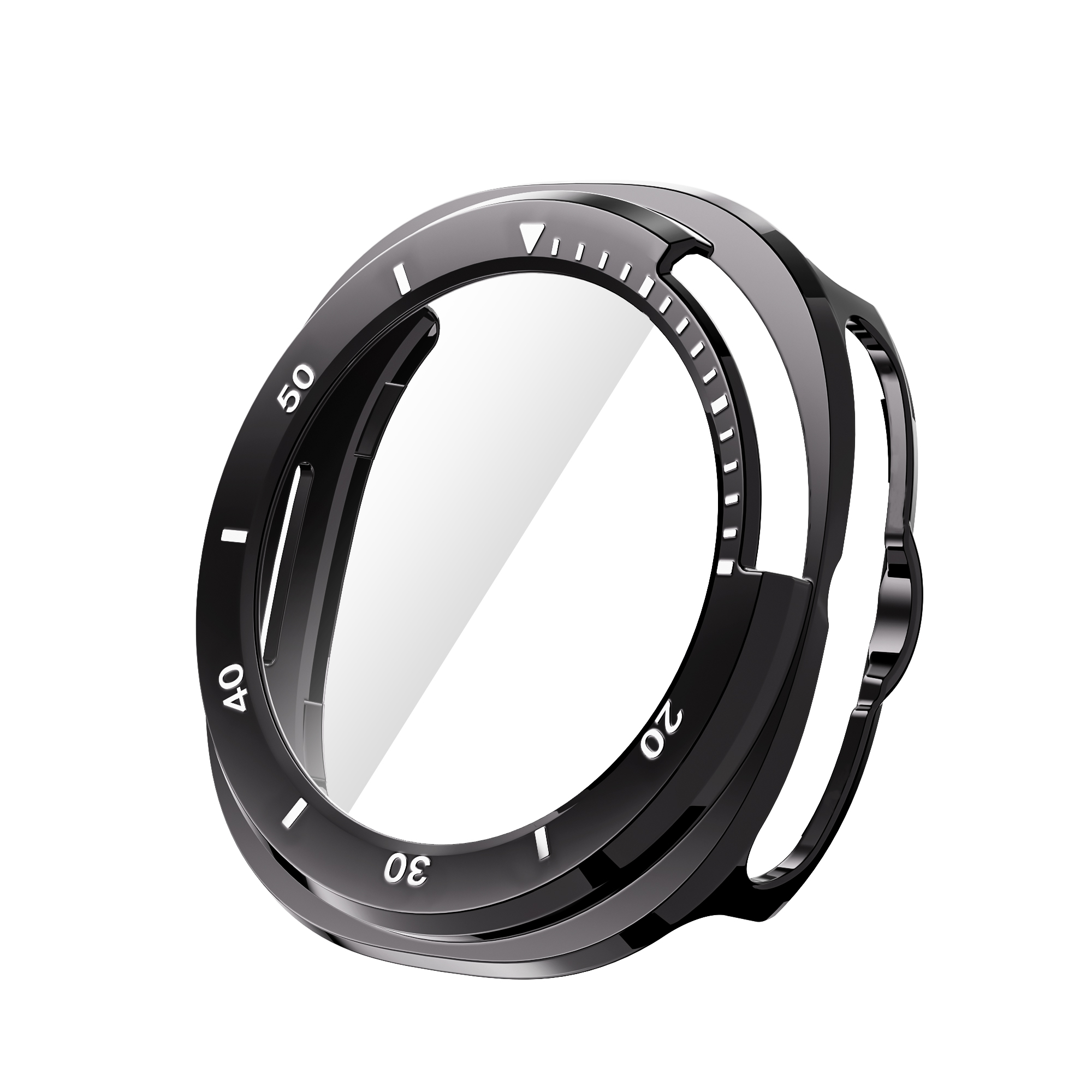Integrated Tempered Glass Case for Samsung Galaxy Watch 8 Classic With Scale Watch Cover Case Accessories