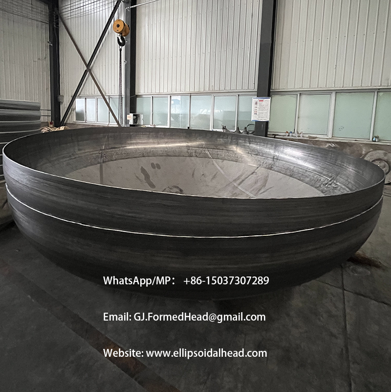 China Manufacturer of Carbon Steel Pressure Vessel Heads with ASME Material SA-516 Gr.70