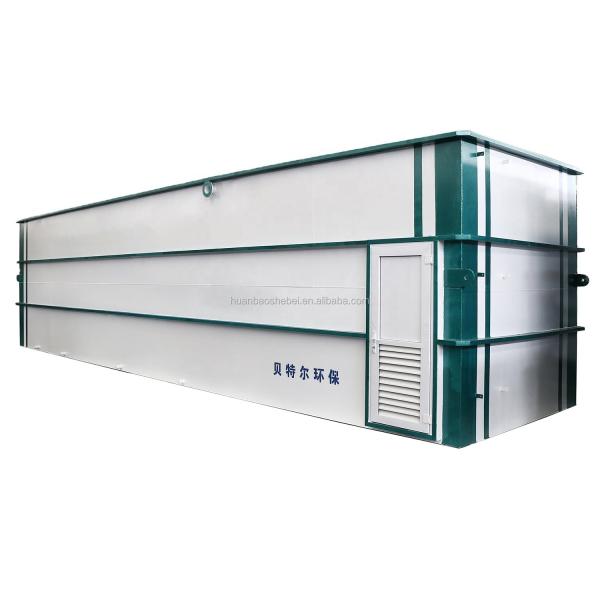 MBR Technology Integrated Sewage Treatment Plant Rectangle Shape for Easy Installation