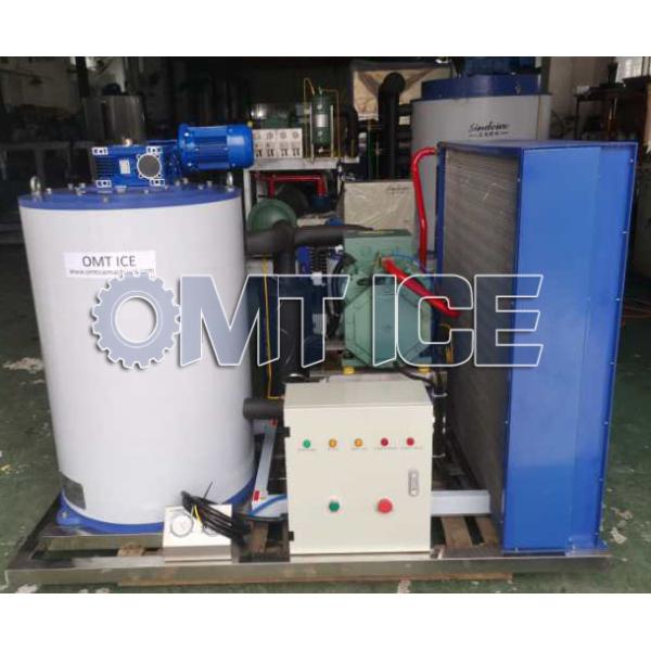 3P Fresh Water 5ton Ice Flake Maker Machine 2.2mm Thickness Snow Flake Ice Maker