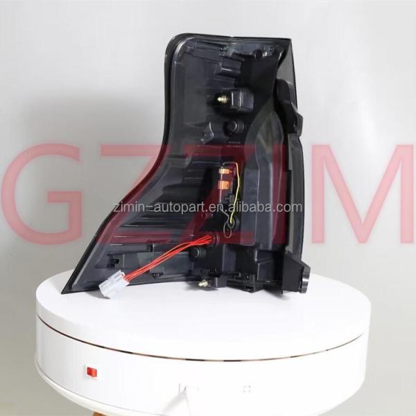 Черный красный светодиодный хвостовой свет ABS пластик для Prado FJ150 2018