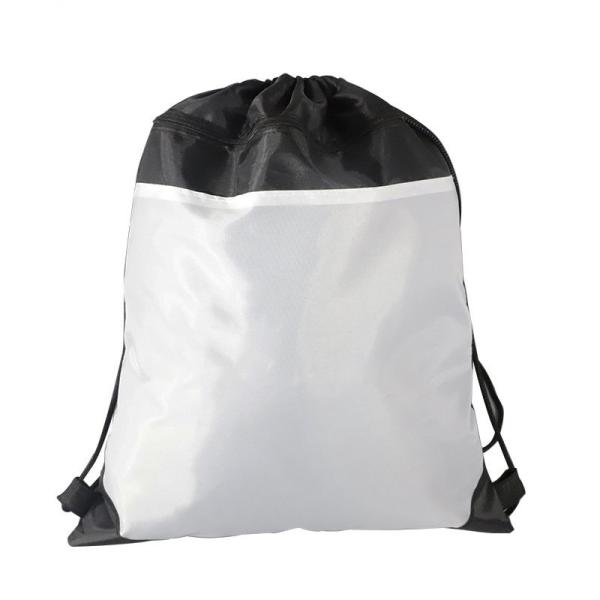 Customized Printed Sublimation Bag Blanks Oxford Cloth Promotional Drawstring Backpack
