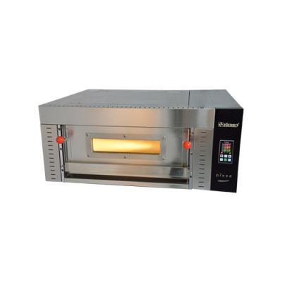 Horno de pizza comercial de encimera, 1 bandeja, horno de cubierta comercial, eléctrico