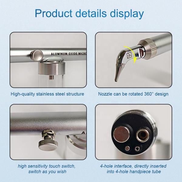 Окись Microblaster зубоврачебной системы Sandblasting глинозема алюминиевая с или без системы охлаждения воды