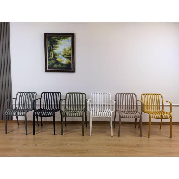 Chaises de salle à manger rétro en plastique chaise de bureau empilable