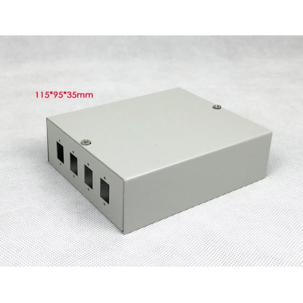 Indoor Outdoor 4 Port Fiber Patch Panel Sc Full Load Mini Size Steel Tape