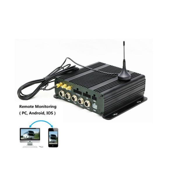 Vehicle Car SD Card Mobile DVR 4 Channel 720P 4G Live Streaming GPS Tracking
