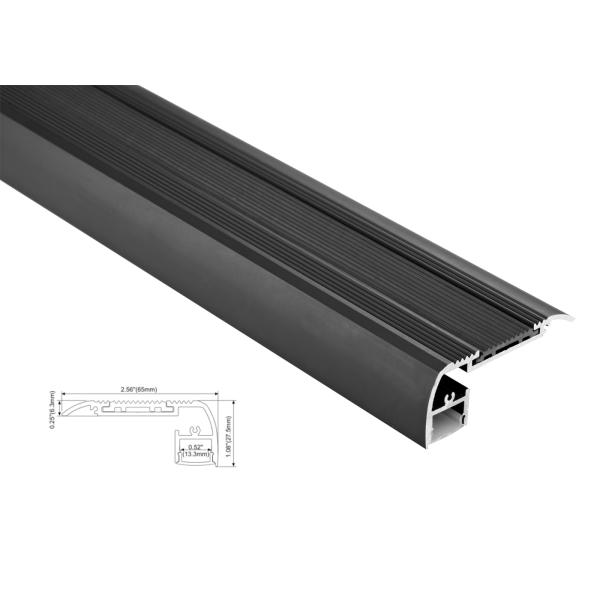 Surface-mounted lights LED Linear lighting Aluminum Profile Black Series