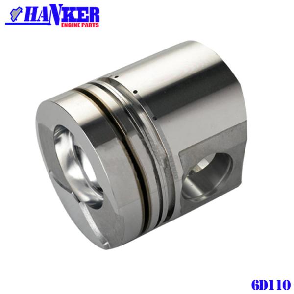 Excavator Komatsu 6D110 Diesel Engine Piston 110mm With Pin 6138-32-2120
