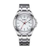 5ATM Waterproof Quartz Stainless Steel Watch Mens High End Analog Wrist Watches