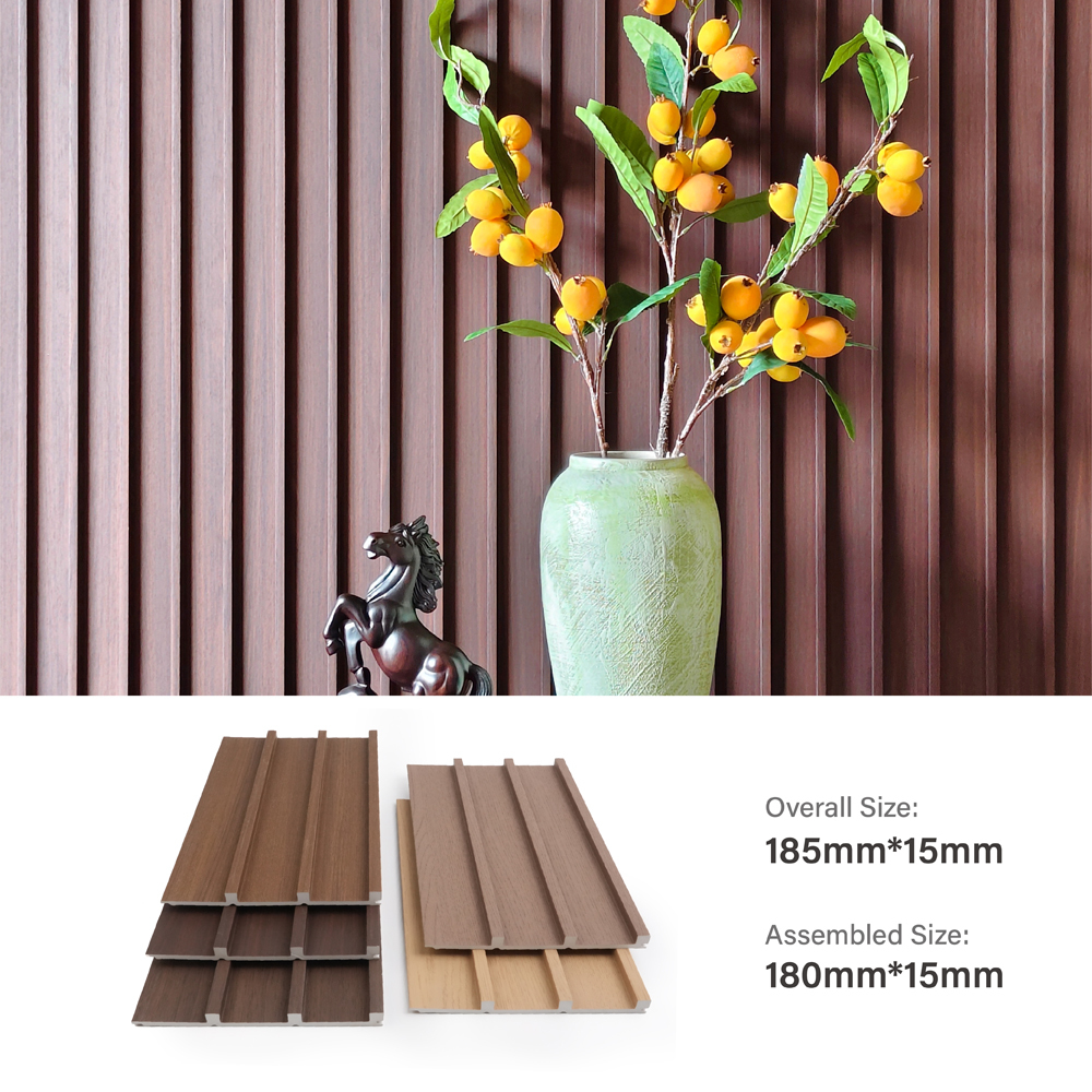 Lightweight Recyclable WPC Wall Panel for Modern Indoor Interiors