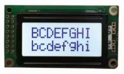 1.6 Inch Standard 0802 Character LCD Display Monochrome COB LCD Module