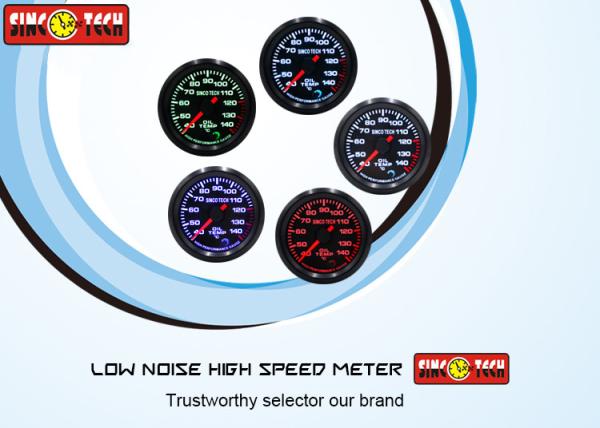 Easy Installation Oil Temperature Meter / Electric Oil Temp Gauge With Alarm