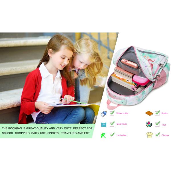 Children Backpack Girl Mermaid Backpack Three Piece Set Girl Backpack